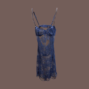 Victoria’s Secret Lace Slip | Navy Blue | Size XS | Vintage